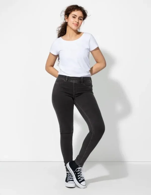 Jeggings - Skinny Fit - grau