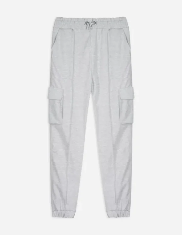 Jogginghose - Aufgesetze Taschen - hellgrau