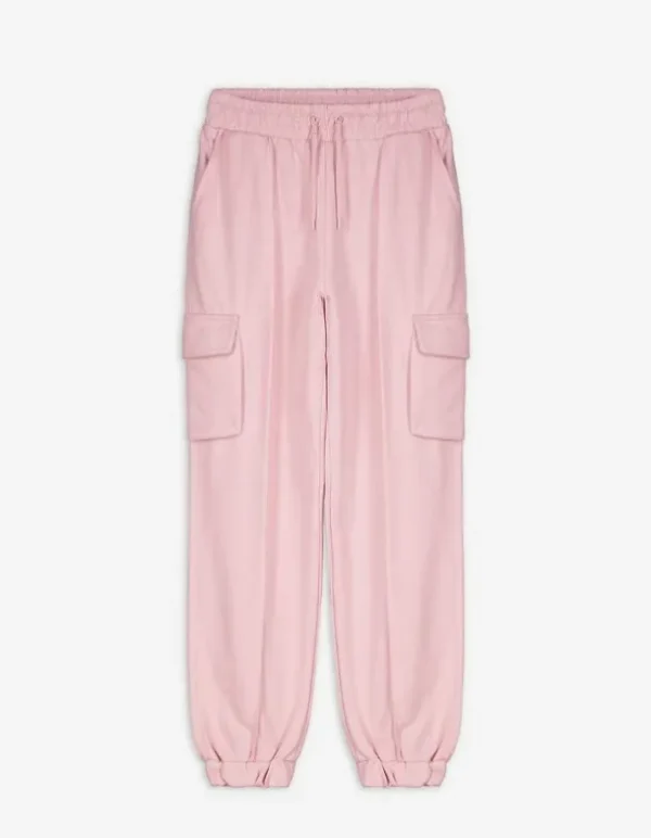 Jogginghose - Aufgesetze Taschen - rosa