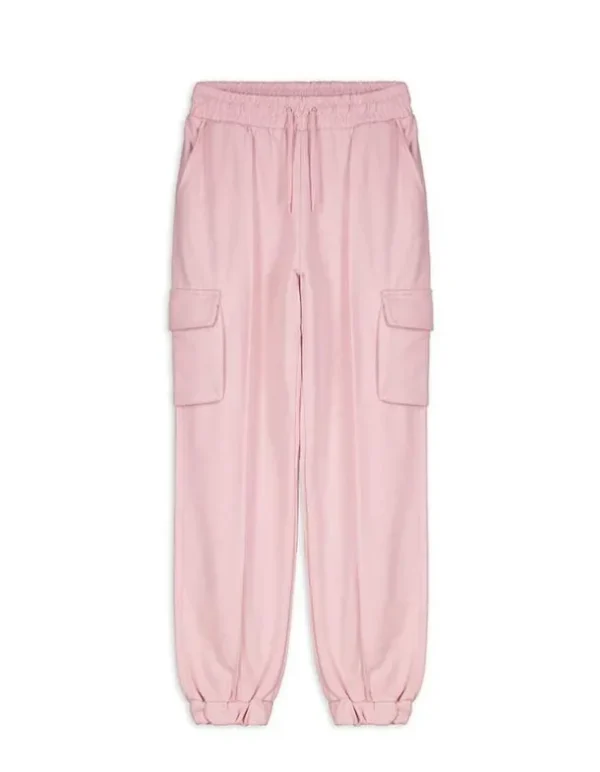 Jogginghose - Aufgesetze Taschen - rosa