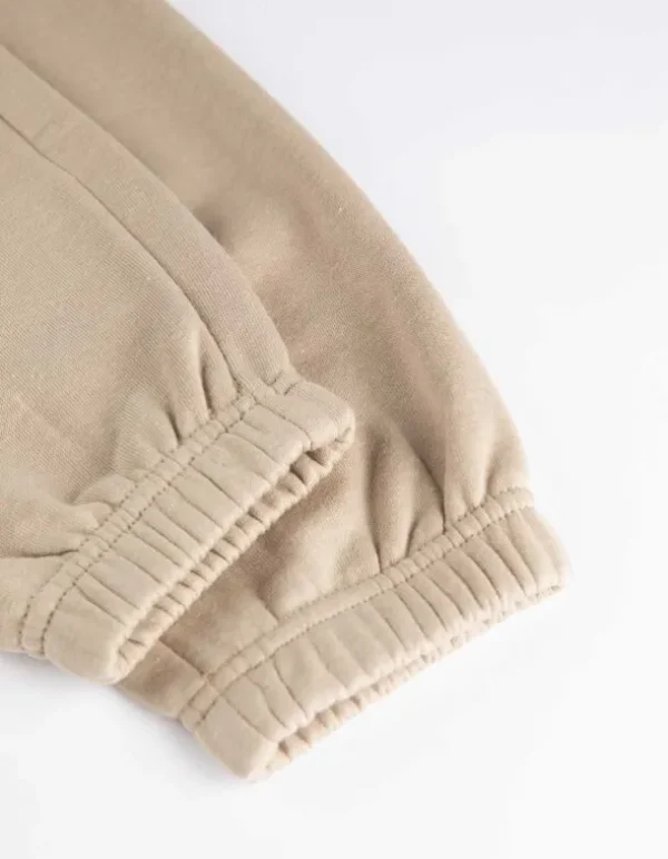 Jogginghose - Print - beige