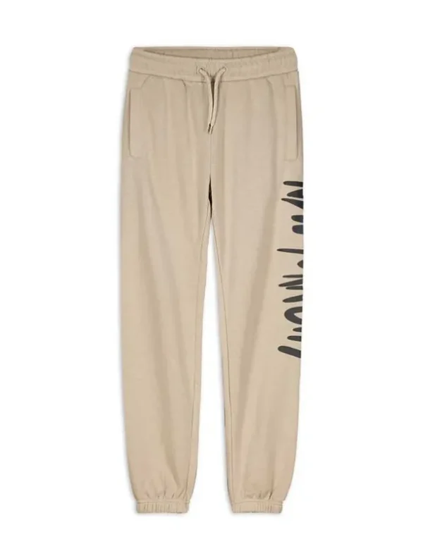 Jogginghose - Print - beige