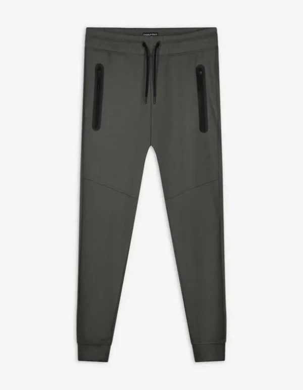 Jogginghose - Regular Waist - grau