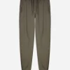 Jogginghose - Relaxed Fit - hellbraun