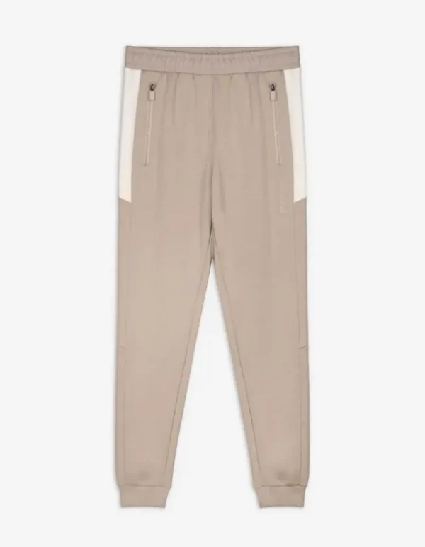 Jogginghose - Relaxed Fit - hellbraun