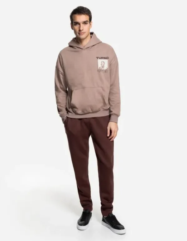 Jogginghose - Relaxed Fit - dunkelbraun
