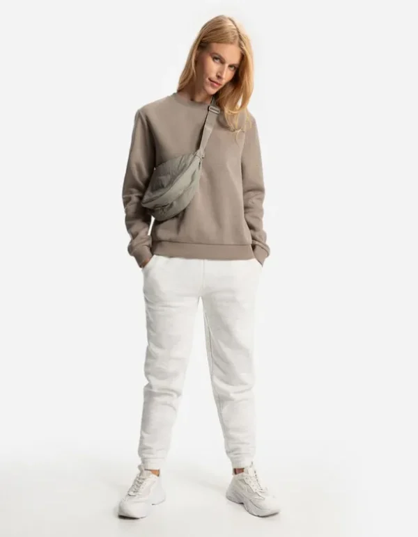 Jogginghose - Relaxed Fit - hellgrau