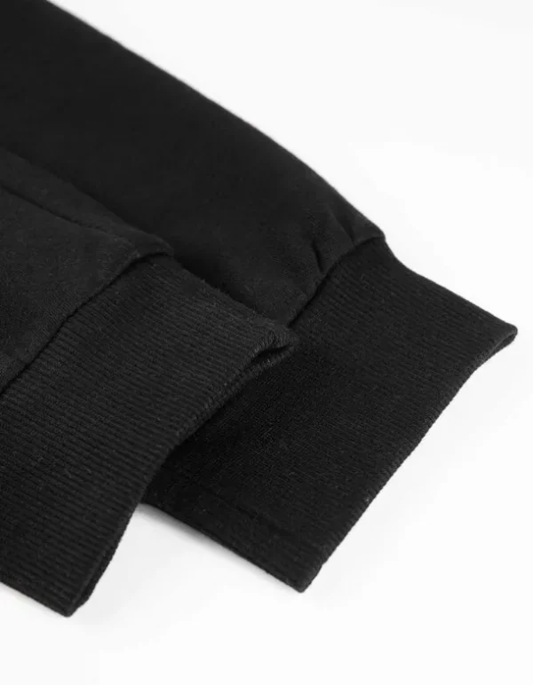 Jogginghose - Relaxed Fit - schwarz