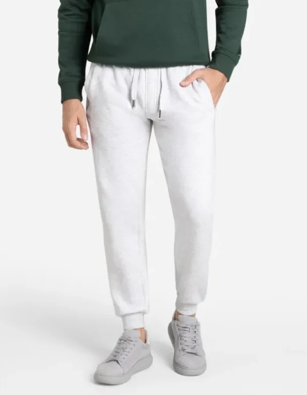 Jogginghose - Relaxed Fit - weiß