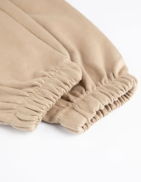 Jogginghose - Relaxed Fit - dunkelbeige
