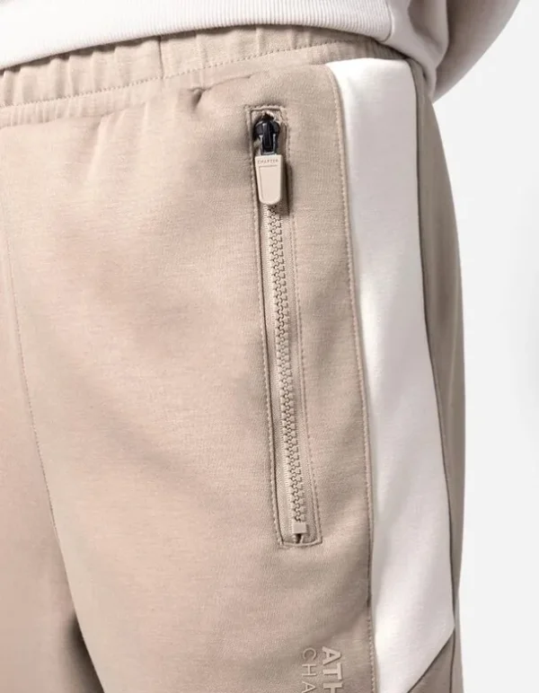 Jogginghose - Relaxed Fit - hellbraun