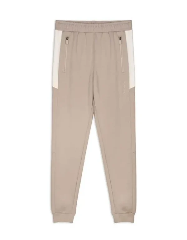 Jogginghose - Relaxed Fit - hellbraun