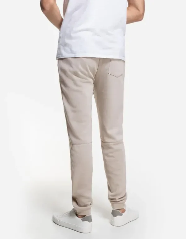 Jogginghose - Weites Bein - beige