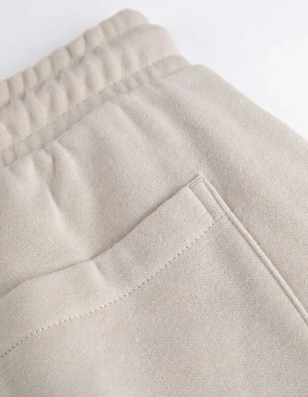 Jogginghose - Weites Bein - beige