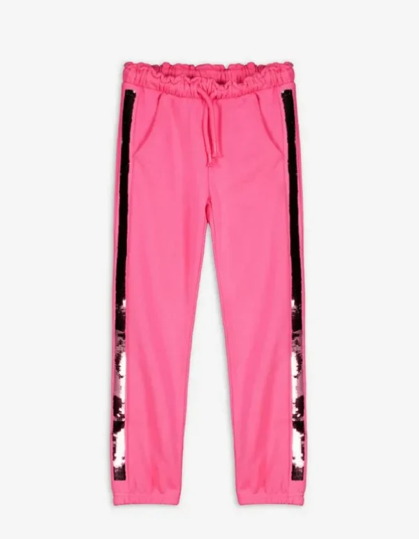 Jogginghose - Wendepailletten - pink