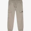 Jogpants - Aufgesetze Taschen - beige