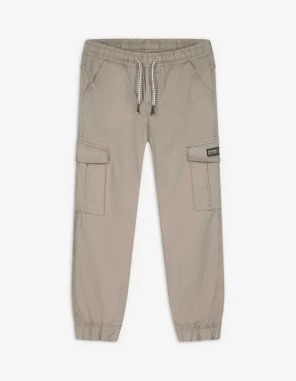 Jogpants - Aufgesetze Taschen - beige