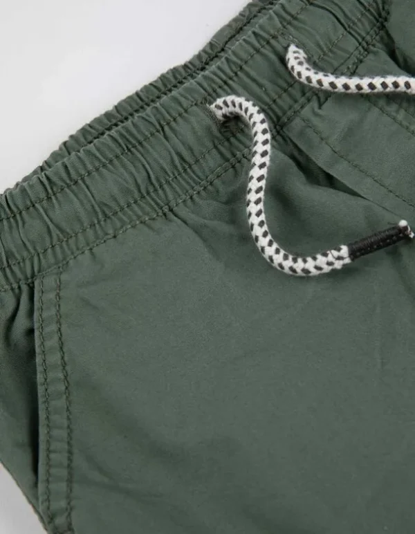 Jogpants - Aufgesetze Taschen - dunkelgrün