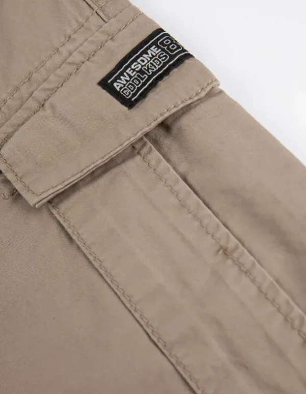 Jogpants - Aufgesetze Taschen - beige