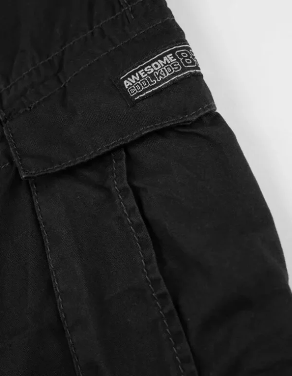 Jogpants - Aufgesetze Taschen - dunkelgrau