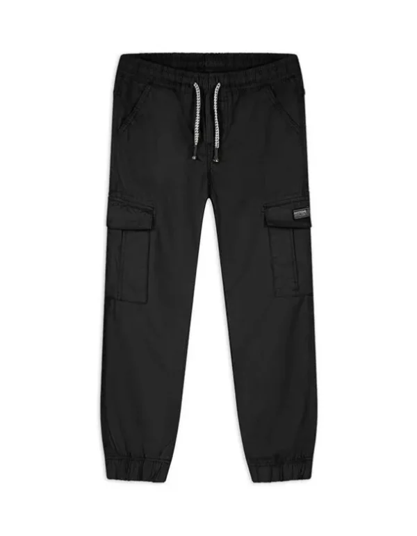 Jogpants - Aufgesetze Taschen - dunkelgrau