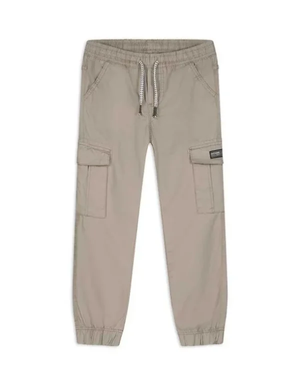 Jogpants - Aufgesetze Taschen - beige