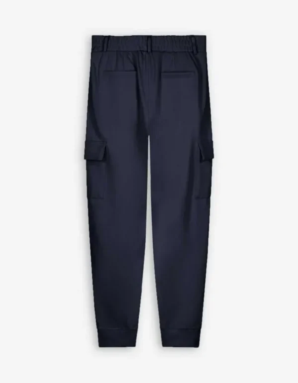Jogpants - Aufgesetze Taschen - dunkelblau