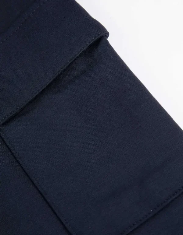 Jogpants - Aufgesetze Taschen - dunkelblau