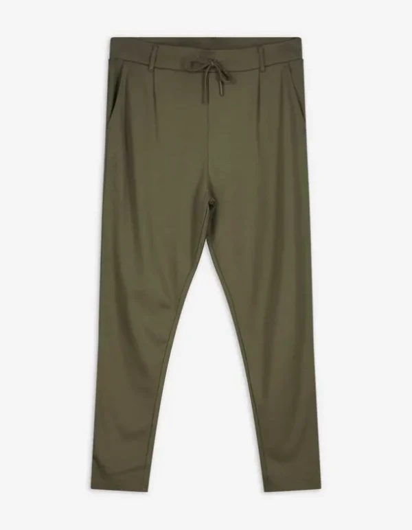 Jogpants - Kordel - dunkelgrün