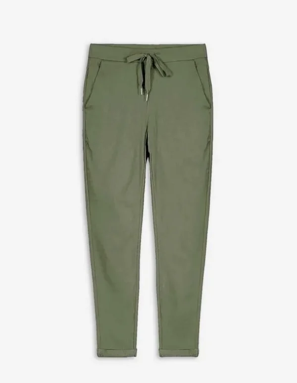 Jogpants - LENZING™ ECOVERO™ - grün
