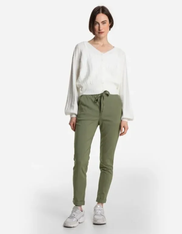Jogpants - LENZING™ ECOVERO™ - grün