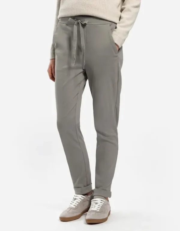 Jogpants - LENZING™ ECOVERO™ - dunkelgrün