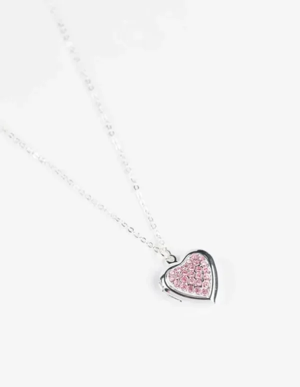 Kette - Amulett - silberfarben