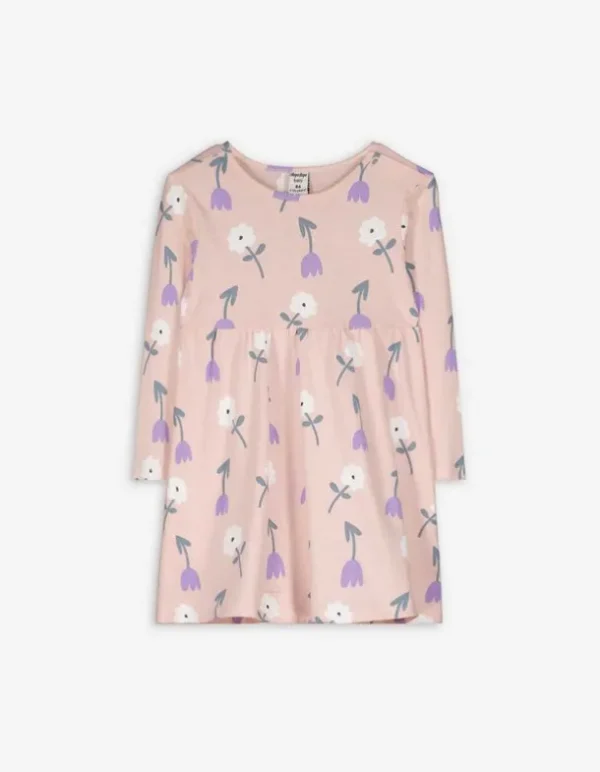 Kleid - Florales Muster - rosa