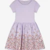 Kleid - Print - lila