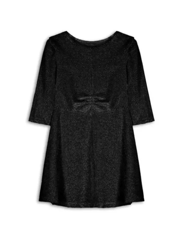 Kleid - Samt - schwarz