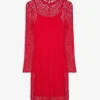 Kleid - Unterkleid - rot