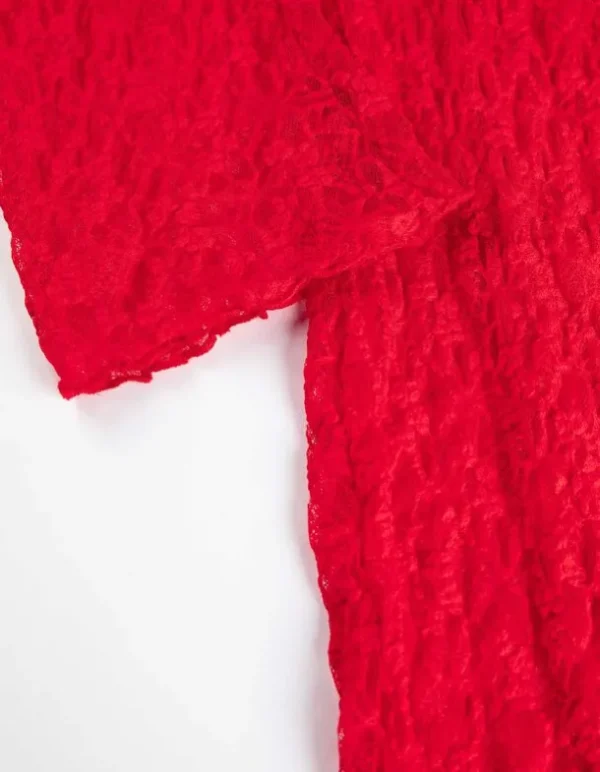Kleid - Unterkleid - rot