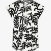 Kleid - Überschnittene Schultern