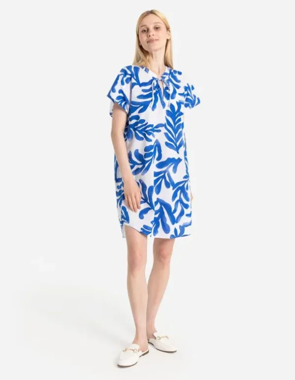 Kleid - Überschnittene Schultern