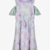 Kleid in A-Linie - Ärmel mit Volants