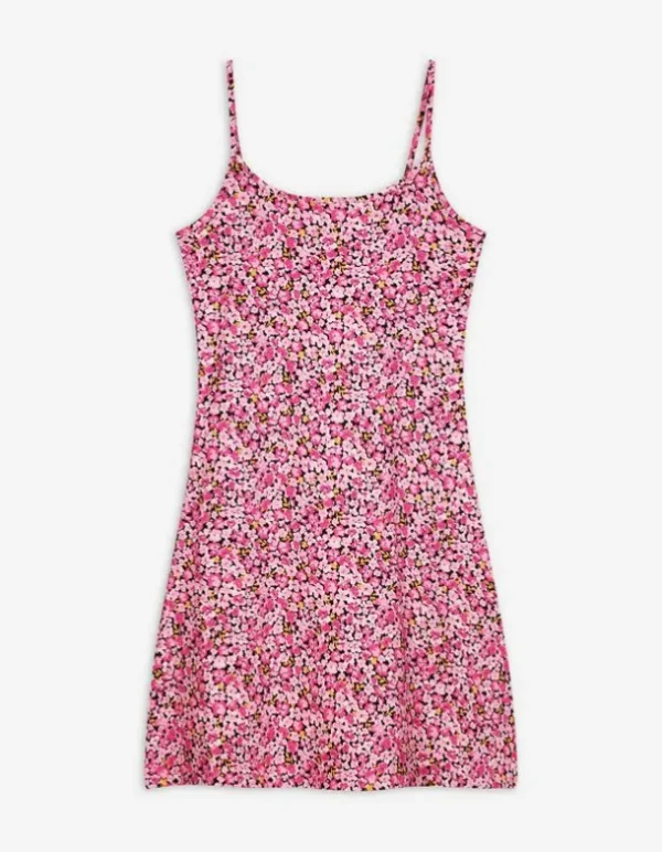 Kleid in A-Linie - Spaghettiträger