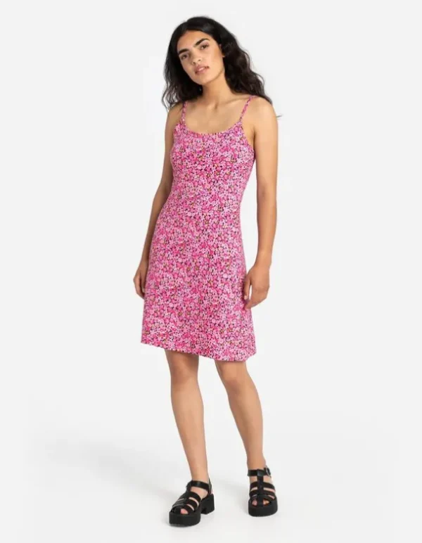 Kleid in A-Linie - Spaghettiträger