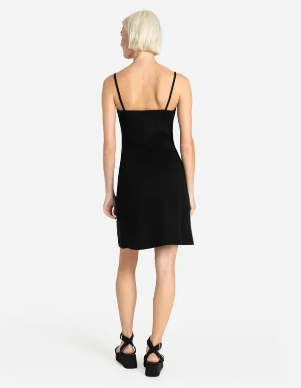 Kleid in A-Linie - Spaghettiträger