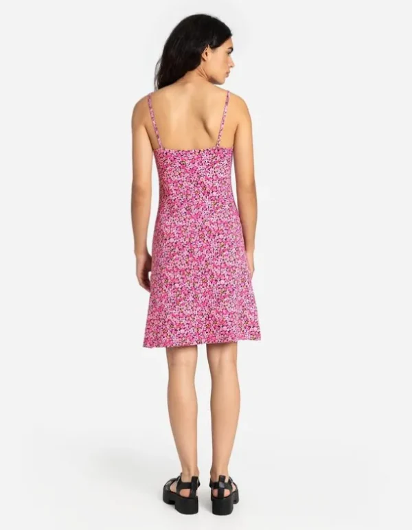 Kleid in A-Linie - Spaghettiträger