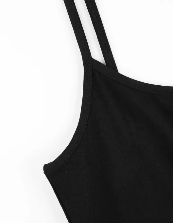Kleid in A-Linie - Spaghettiträger