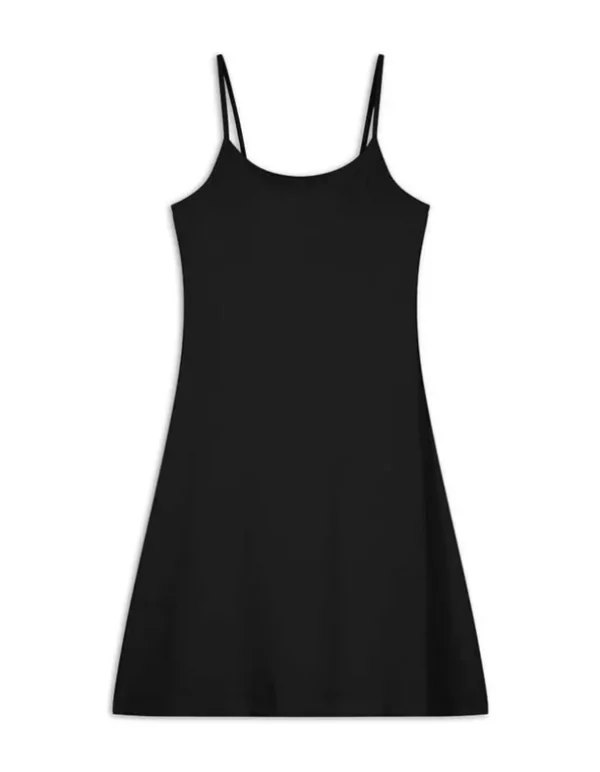Kleid in A-Linie - Spaghettiträger