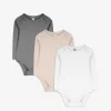 Langarmbody - 3er-Pack