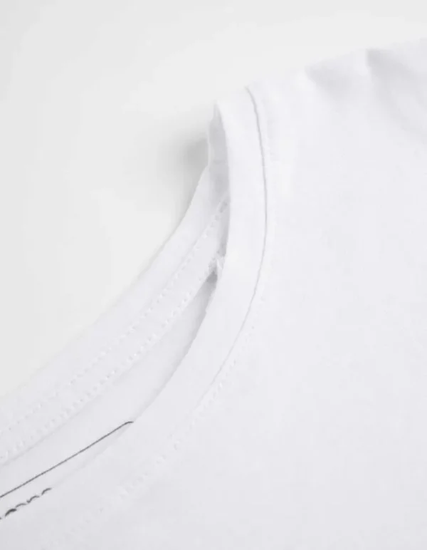 Langarmshirt - Basic - weiß