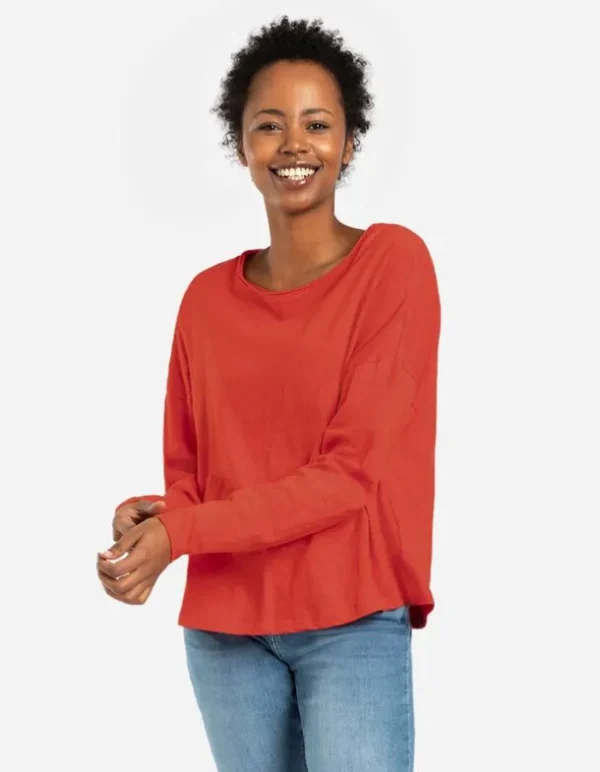 Langarmshirt - Baumwolle